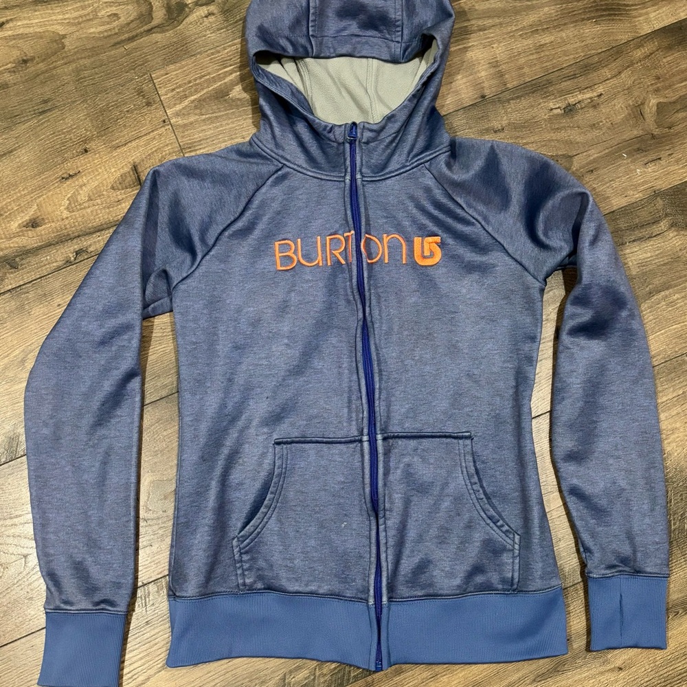 Burton Full-Zip Hoodie Sweatshirt – Blue – Women’s Small/Medium